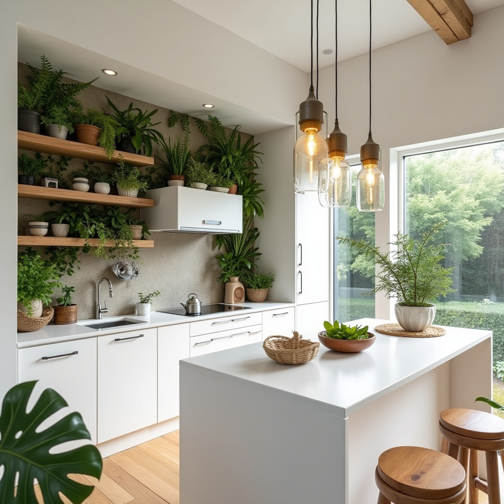 white boho kitchen 20