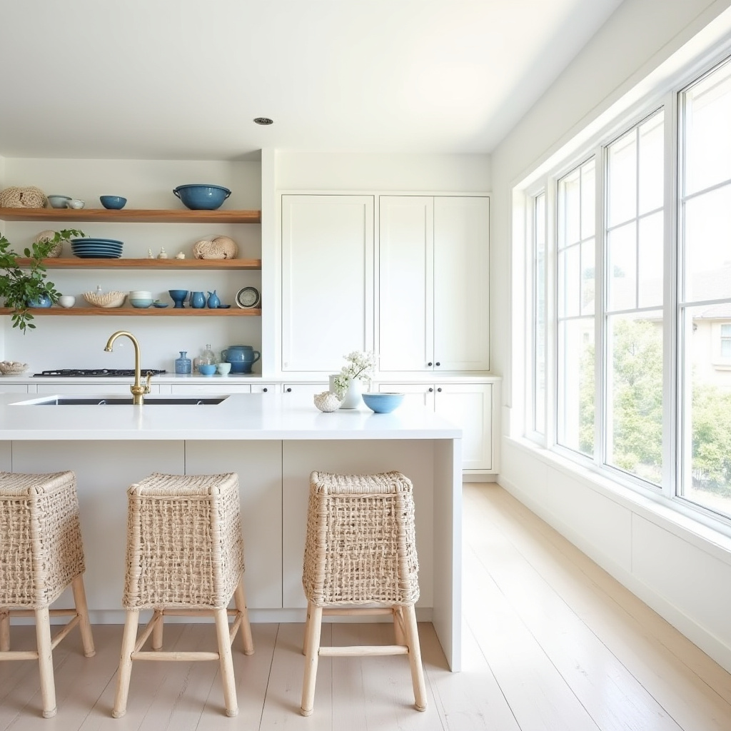 white boho kitchen 21