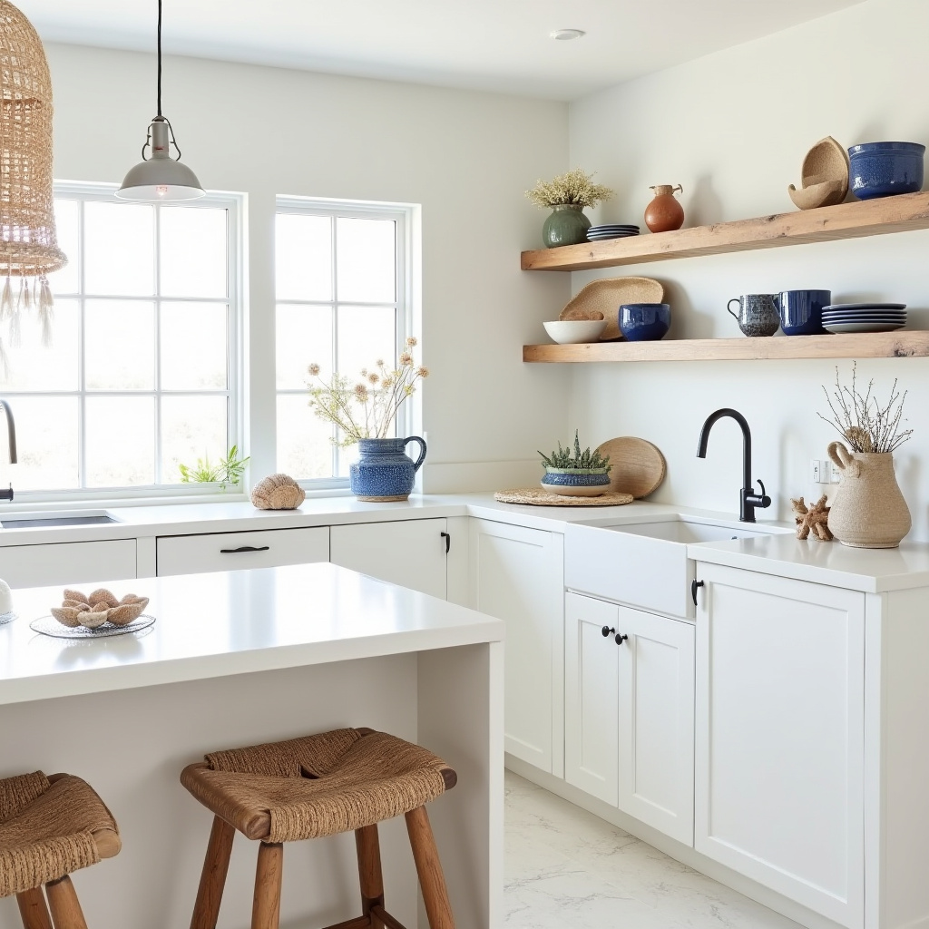 white boho kitchen 22
