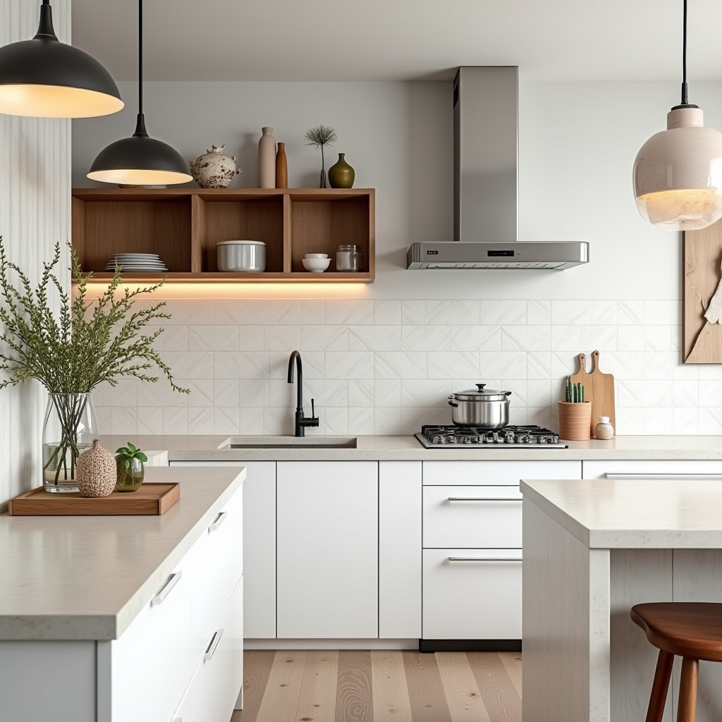 white boho kitchen 23