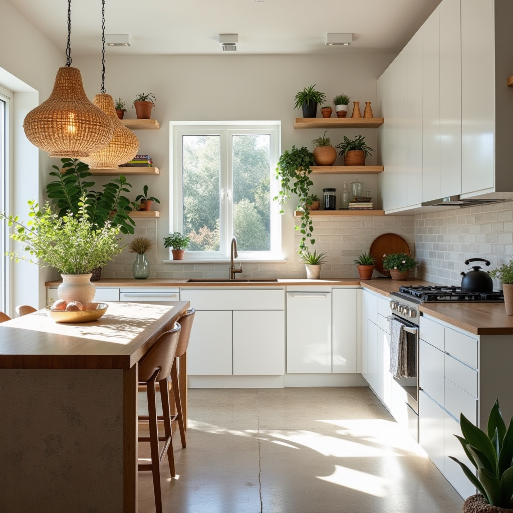white boho kitchen 3
