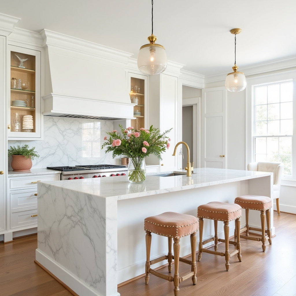 white boho kitchen 31