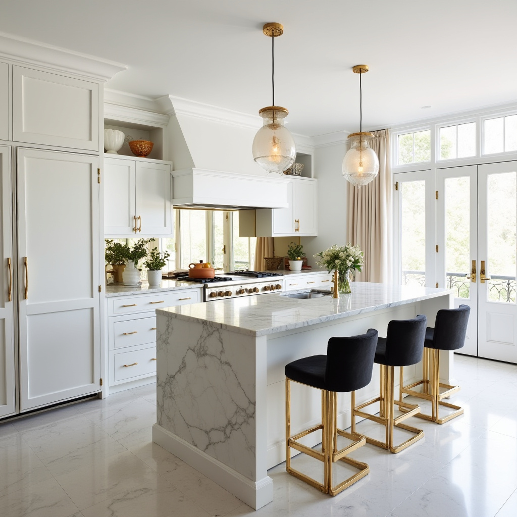 white boho kitchen 32