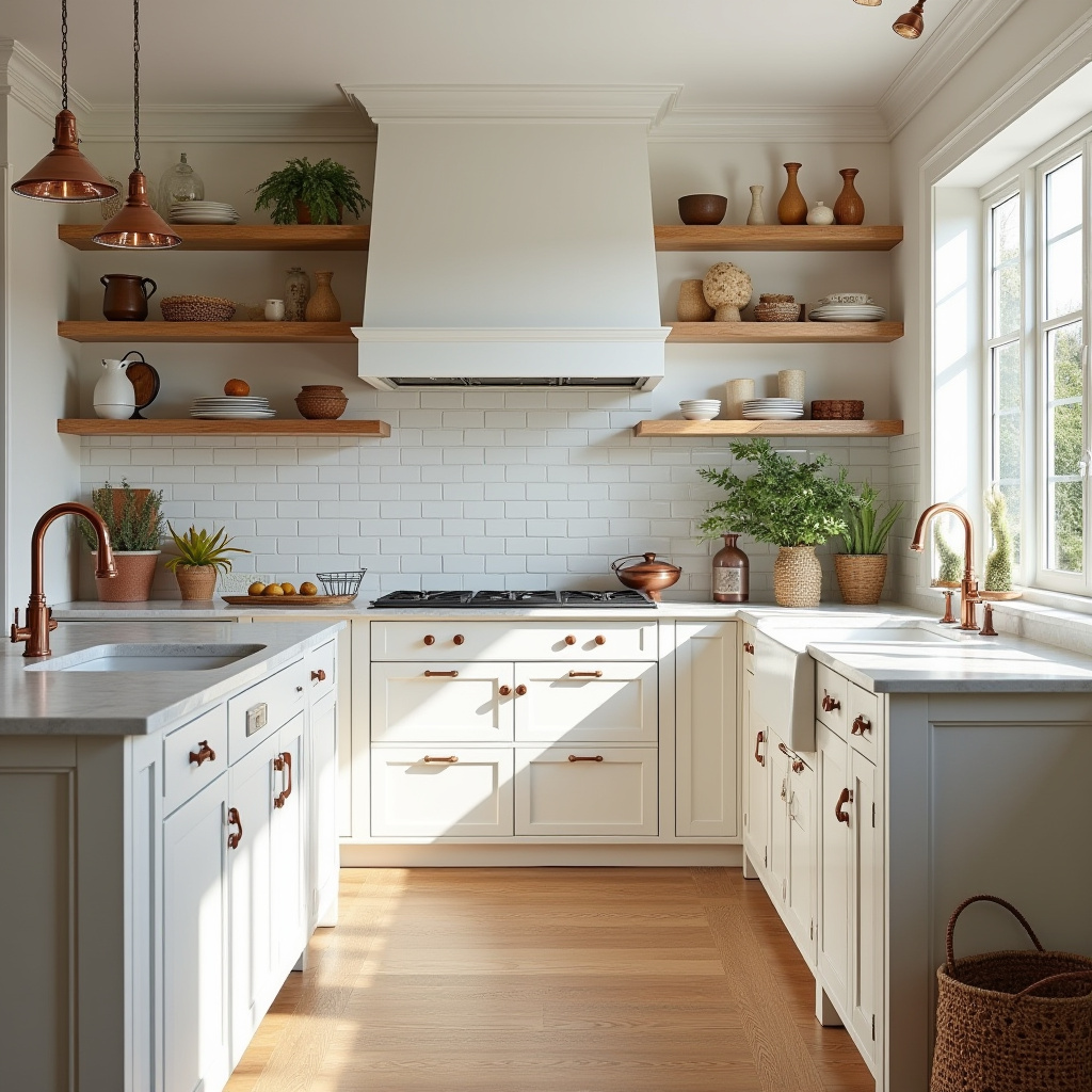 white boho kitchen 34
