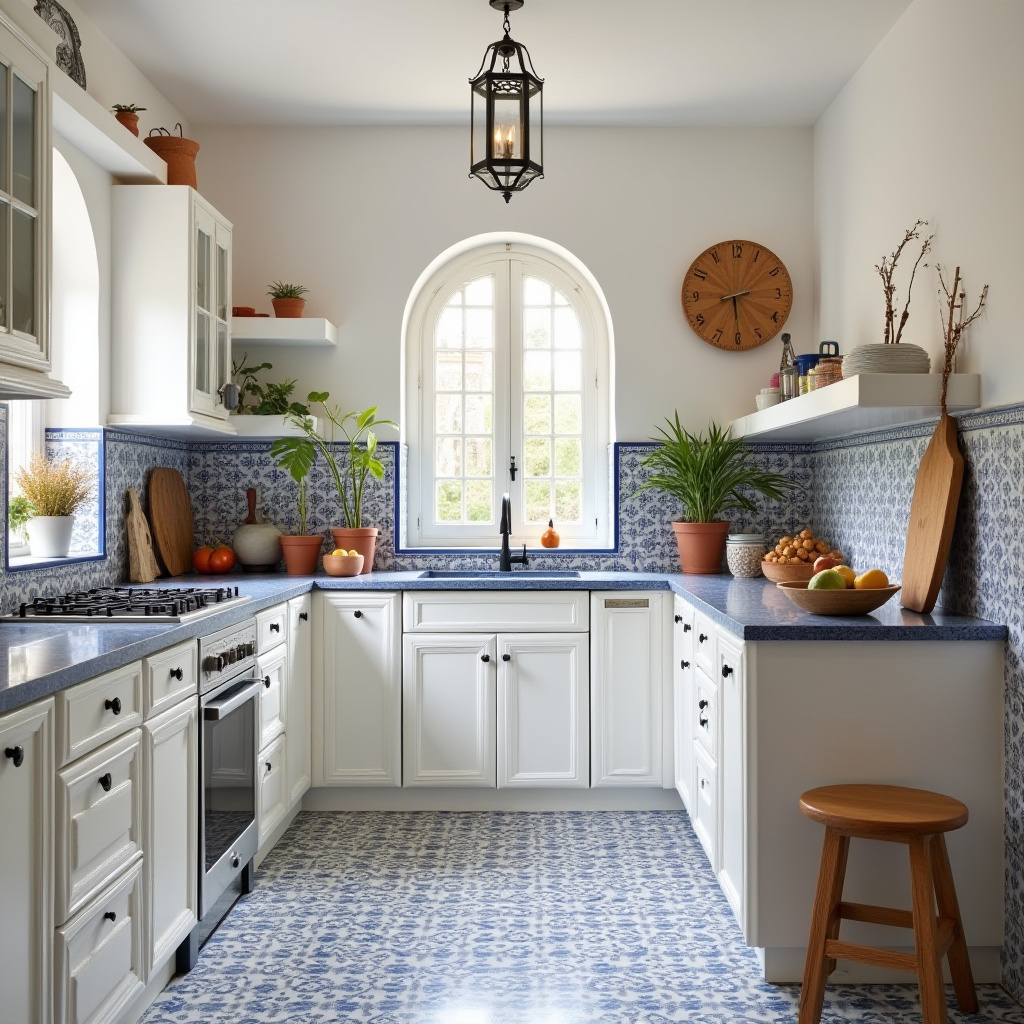 white boho kitchen 35