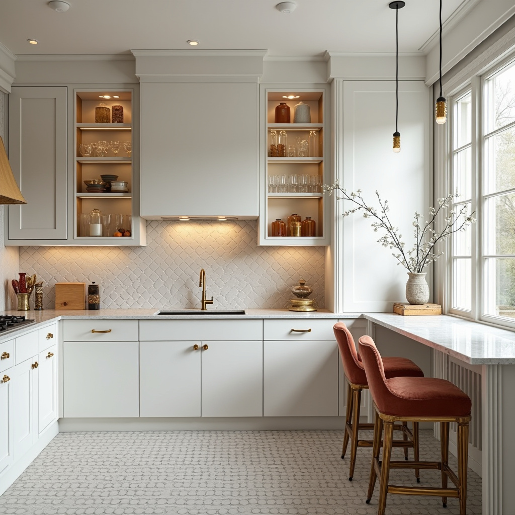 white boho kitchen 40