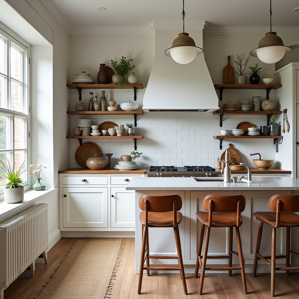 white boho kitchen 9