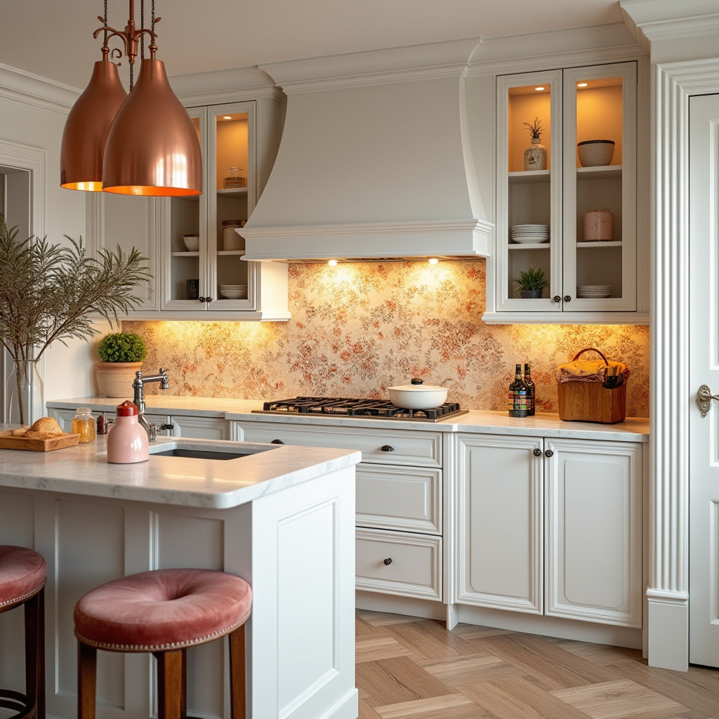 white boho kitchen ideas 11