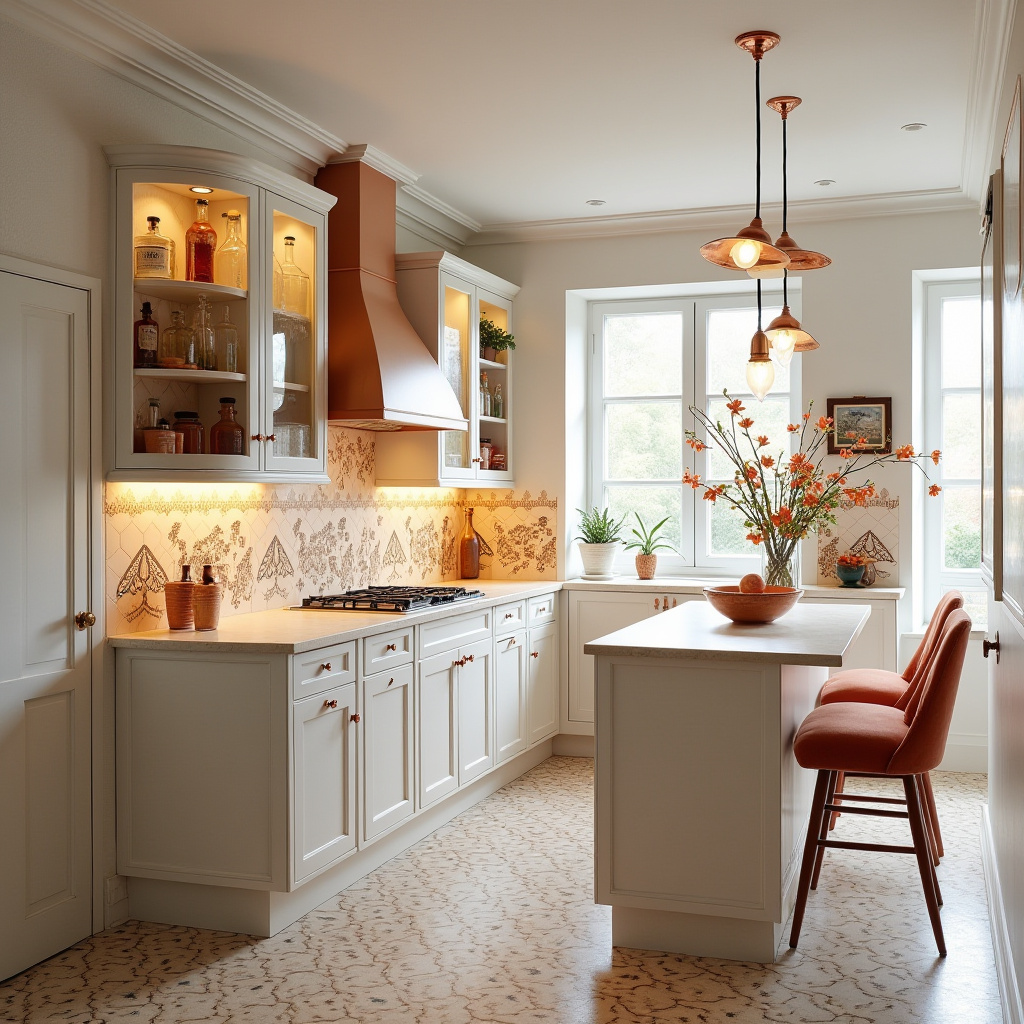 white boho kitchen ideas 12