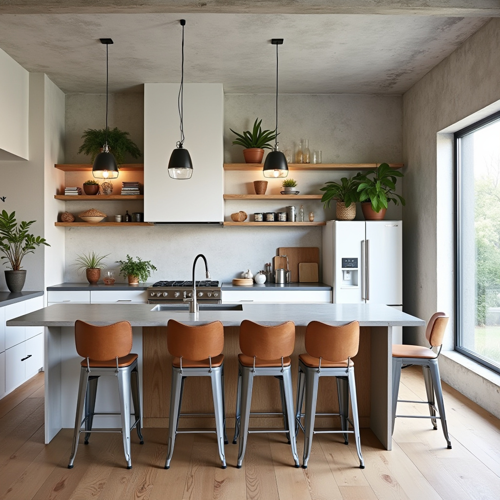 white boho kitchen ideas 14