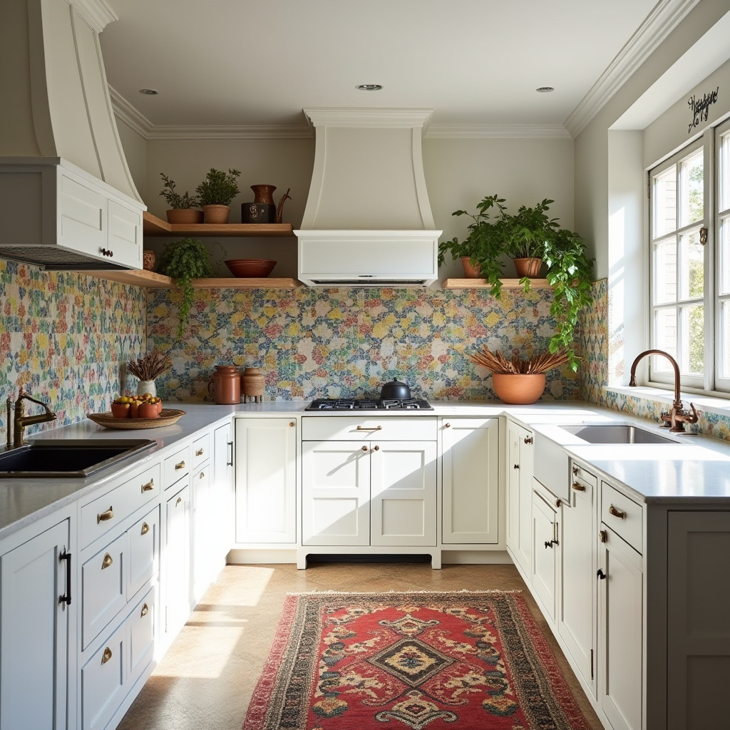 white boho kitchen ideas 20