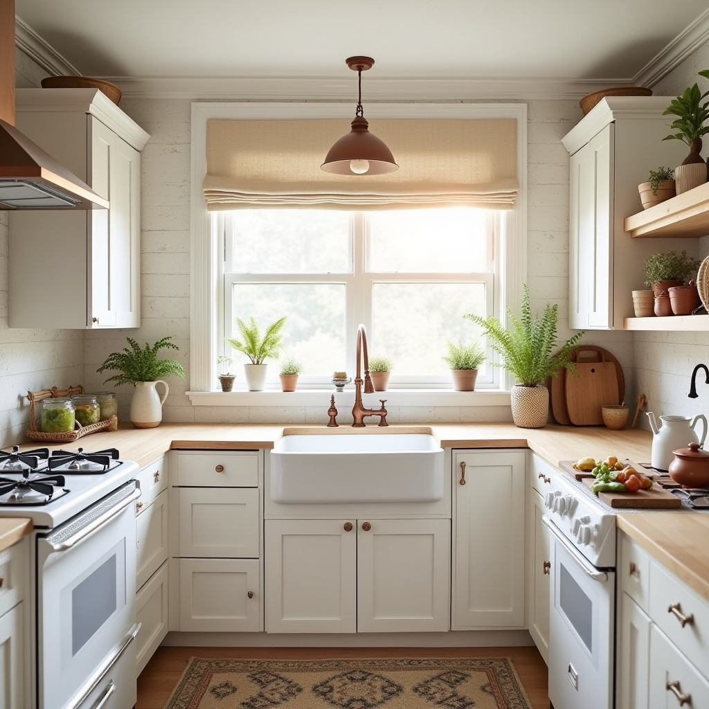 white boho kitchen ideas 22