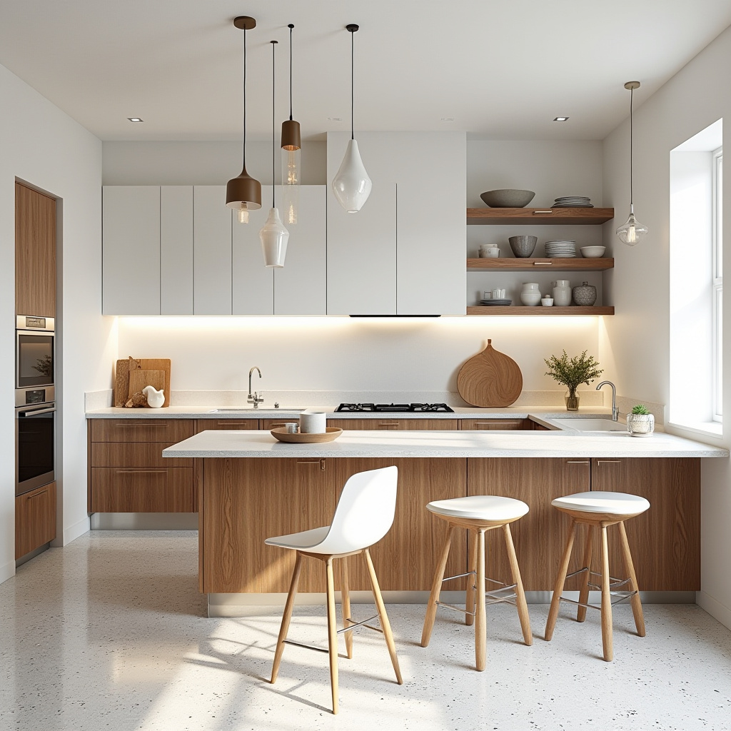 white boho kitchen ideas 24
