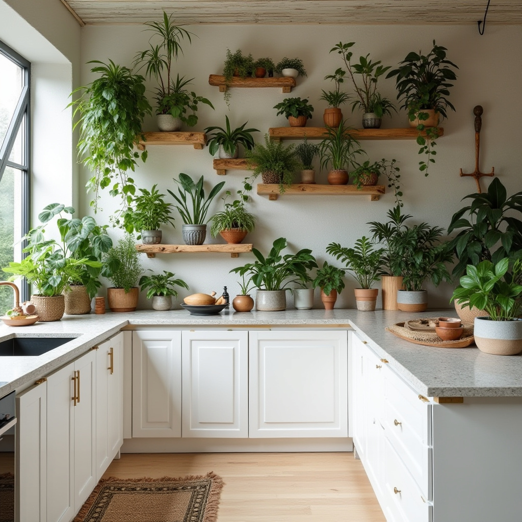 white boho kitchen ideas 29