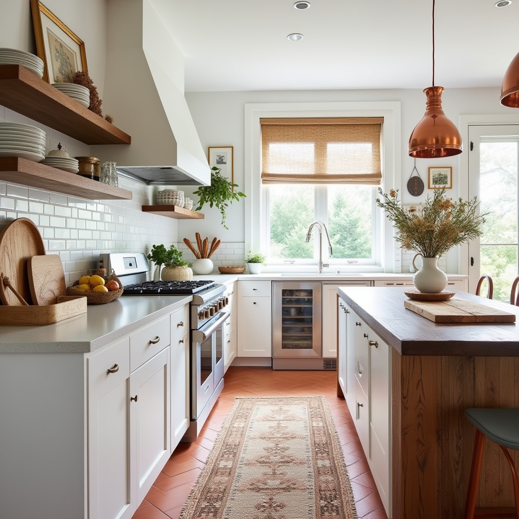 white boho kitchen ideas 3