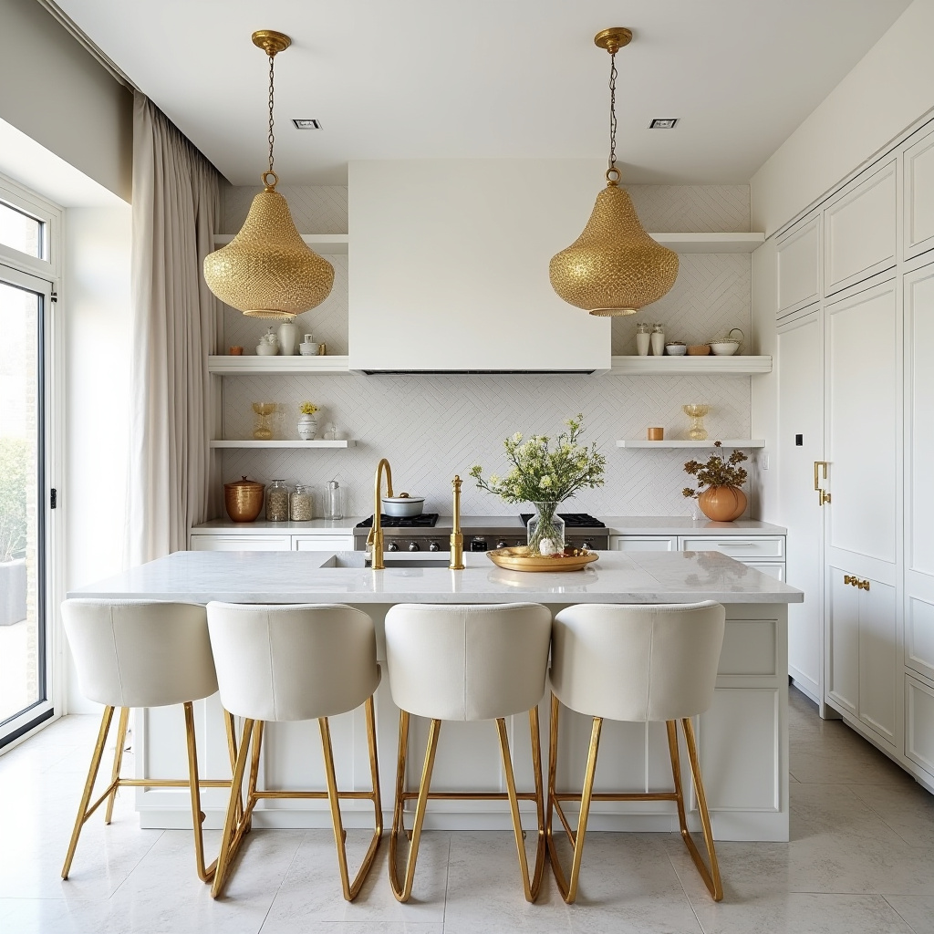 white boho kitchen ideas 37