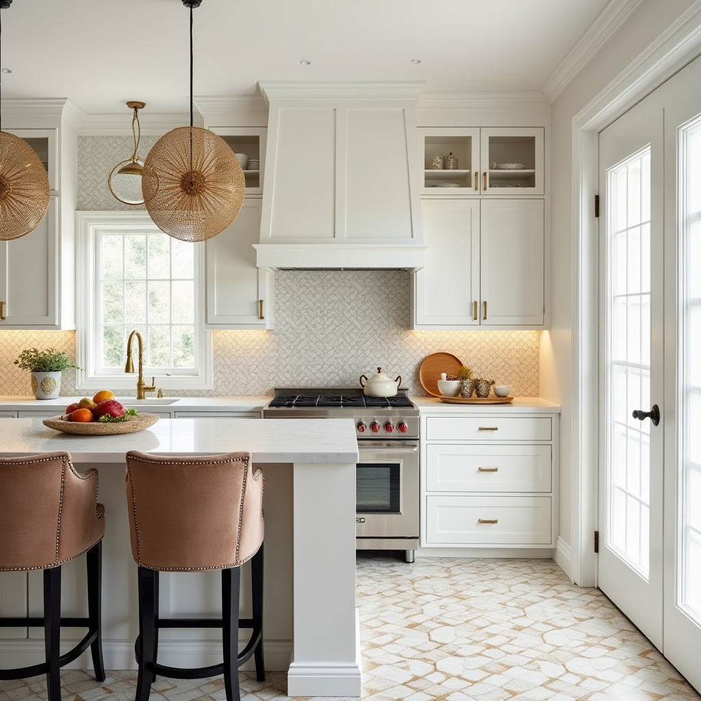 white boho kitchen ideas 38