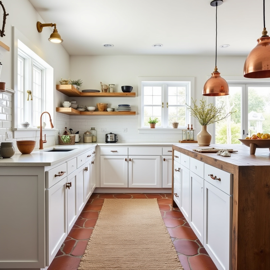 white boho kitchen ideas 4
