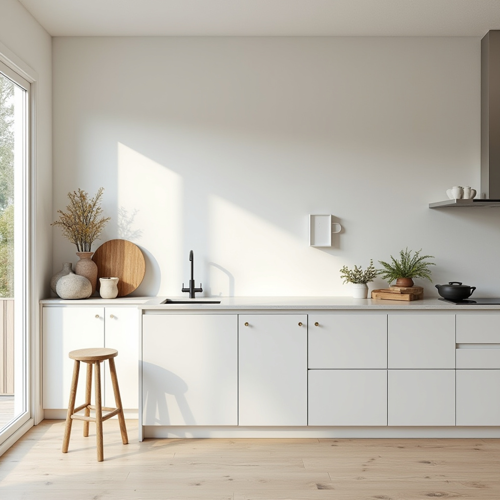 white boho kitchen ideas 40