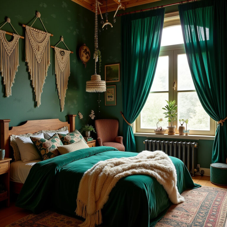 witchy boho bedroom 1
