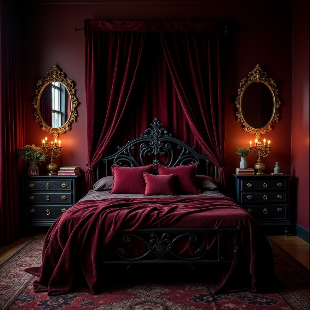 witchy boho bedroom 23