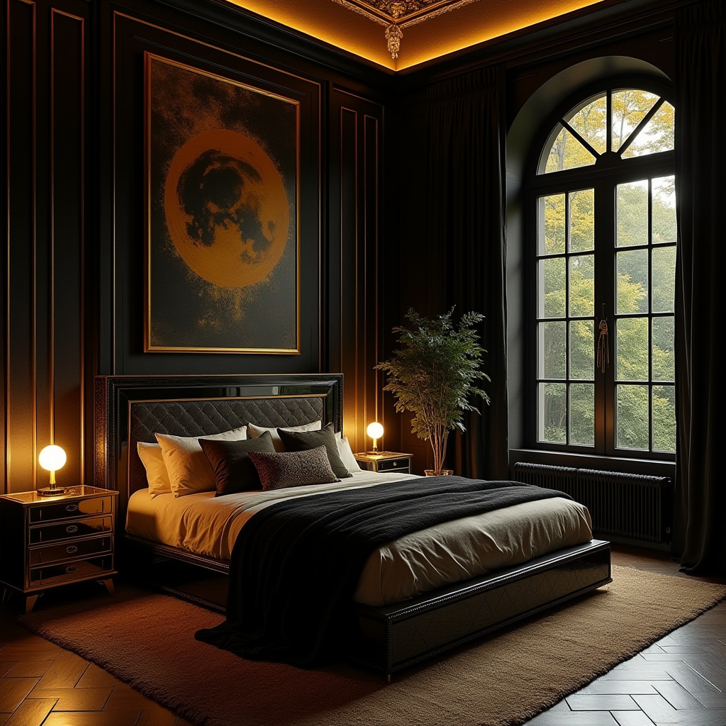 witchy boho bedroom 31